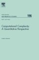 Computational Complexity: A Quantitative Perspective