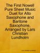 First Nowell Pure Sheet Music Duet for Alto Saxophone and Baritone Saxophone, Arranged by Lars Christian Lundholm