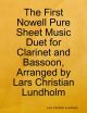 First Nowell Pure Sheet Music Duet for Clarinet and Bassoon, Arranged by Lars Christian Lundholm