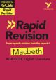 York Notes for AQA GCSE (9-1) Rapid Revision Guide: Macbeth - catch up, revise and be ready for the 2025 and 2026 exams
